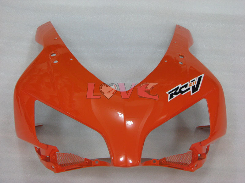 HRC - Orange Black Matte Fairings and Bodywork For 2004-2005 CBR1000RR #LF4410