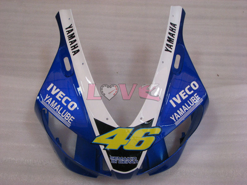 Monster - Blue White Black Fairings and Bodywork For 1998-1999 YZF-R1 #LF3587