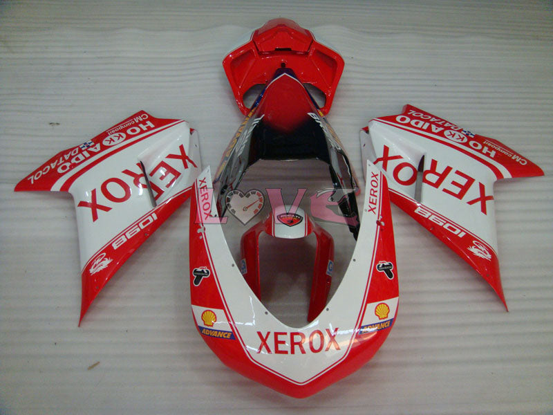 Xerox - Red White Fairings and Bodywork For 2007-2009 1098 #LF3120