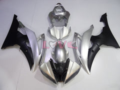 Factory Style - Black Silver Fairings and Bodywork For 2008-2016 YZF-R6 #LF3394