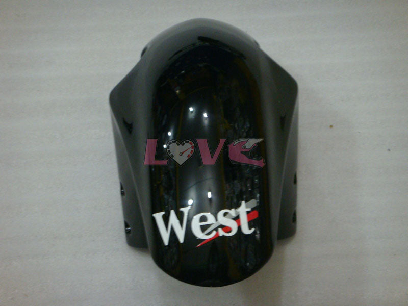 West - White Black Fairings and Bodywork For 2003-2004 GSX-R1000 #LF5936