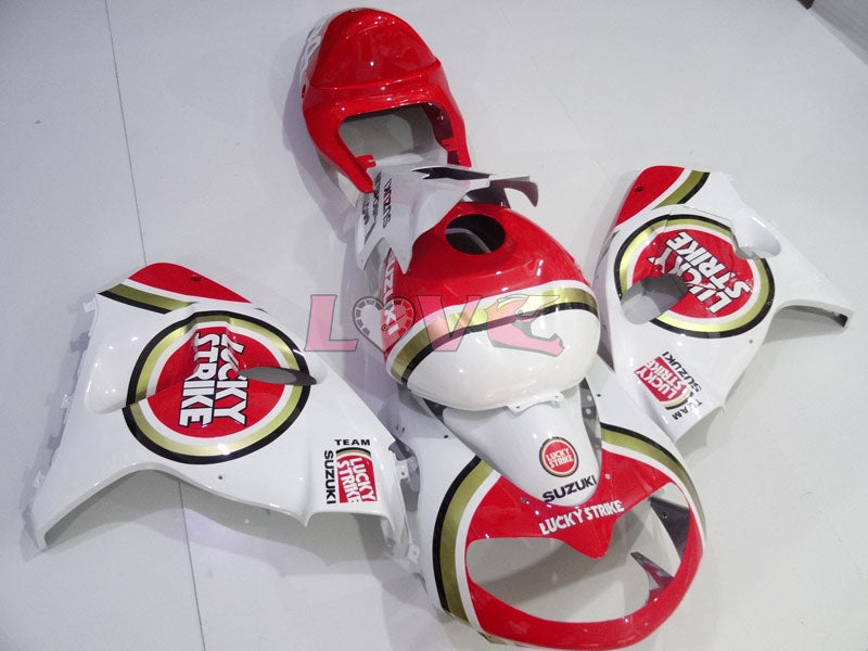 Lucky Strike - Red White Fairings and Bodywork For 1998-2003 TL1000R #LF3723