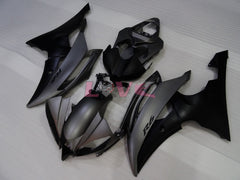 Factory Style - Black Grey Matte Fairings and Bodywork For 2008-2016 YZF-R6 #LF3432