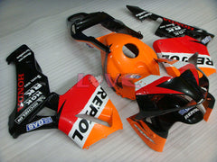 Repsol - Orange Black Fairings and Bodywork For 2003-2004 CBR600RR #LF5335