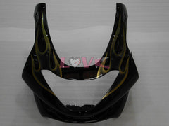 Flame - Yellow Black Fairings and Bodywork For 1997-2007 YZF600R #LF7932