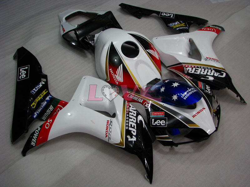 Lee - White Black Fairings and Bodywork For 2006-2007 CBR1000RR #LF7211