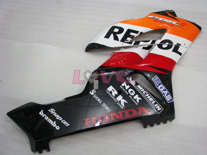 Repsol - Orange Black Fairings and Bodywork For 2004-2005 CBR1000RR #LF7296