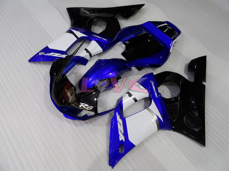 Factory Style - Blue Black Fairings and Bodywork For 1998-2002 YZF-R6 #LF3349