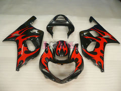 Factory Style Customize - Red Black Fairings and Bodywork For 2000-2003 GSX-R750 #LF4224