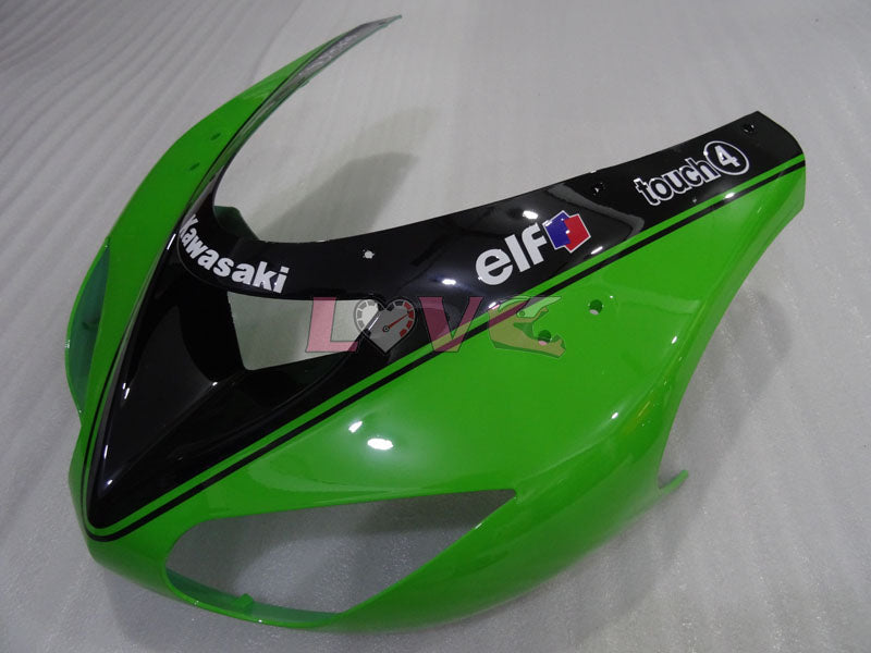 Monster - Green Black Fairings and Bodywork For 2006-2007 NINJA ZX-10R #LF3260