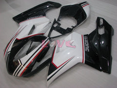 Factory Style - White Black Fairings and Bodywork For 2008-2013 848 #LF3144