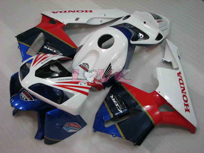 Factory Style - Red White Black Fairings and Bodywork For 2005-2006 CBR600RR #LF4438