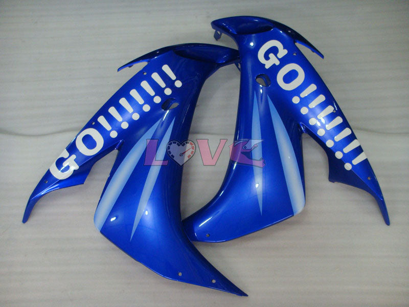 GO!!!!!!! MOTUL - Yellow Blue Fairings and Bodywork For 2004-2006 YZF-R1 #LF6999