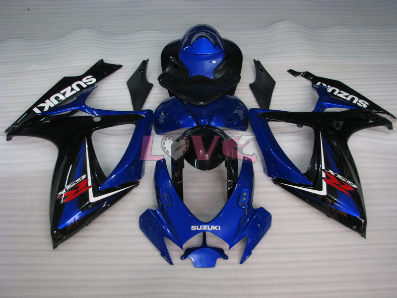 Factory Style - Blue Black Fairings and Bodywork For 2006-2007 GSX-R750 #LF6492