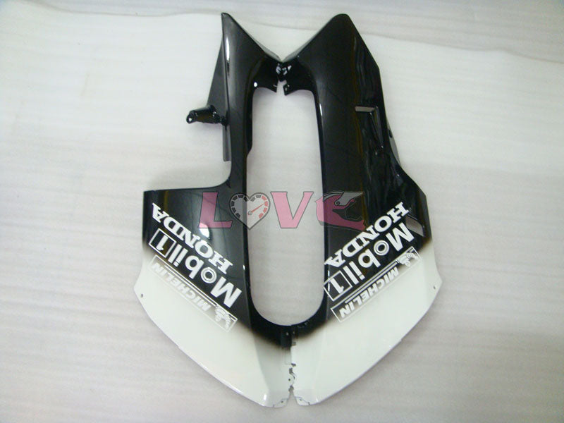 West - White Black Fairings and Bodywork For 2003-2004 CBR600RR #LF4449