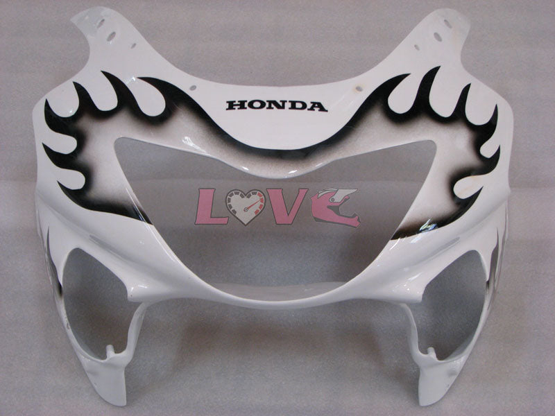 Customize - White Black Fairings and Bodywork For 1999-2000 CBR600F4 #LF4512