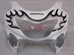 Customize - White Black Fairings and Bodywork For 1999-2000 CBR600F4 #LF4512