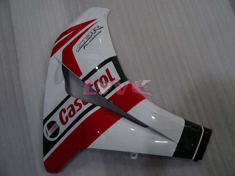 Castrol - Red White Fairings and Bodywork For 2008-2011 CBR1000RR #LF4332