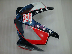 Castrol - Red Blue Fairings and Bodywork For 2004-2007 CBR600F4i #LF4506