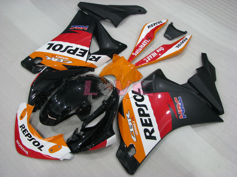 PEPSI - Orange White Black Fairings and Bodywork For 2011-2016 CBR250RR #LF3041