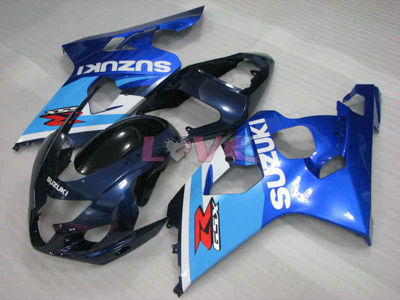 Factory Style - Blue White Fairings and Bodywork For 2004-2005 GSX-R600 #LF4106