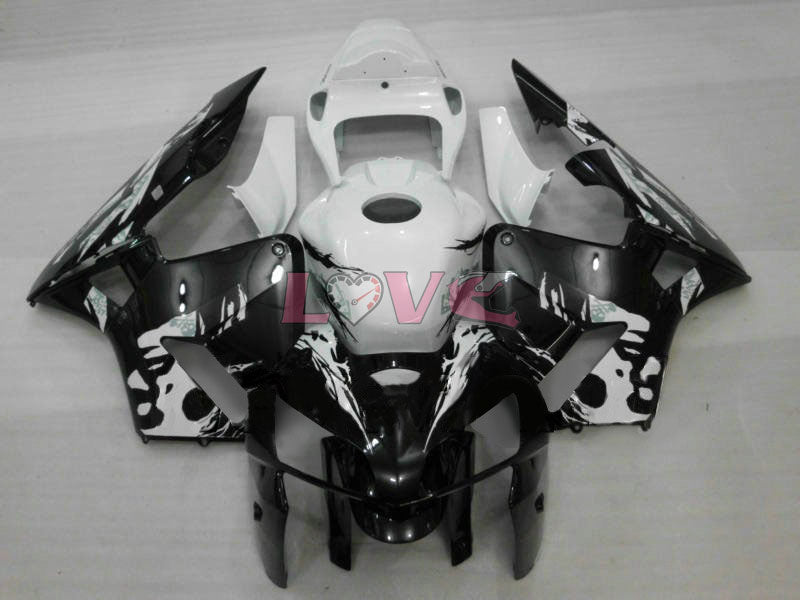 Factory Style - White Black Fairings and Bodywork For 2005-2006 CBR600RR #LF7532
