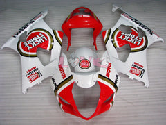 Lucky Strike - Red White Fairings and Bodywork For 2003-2004 GSX-R1000 #LF3853