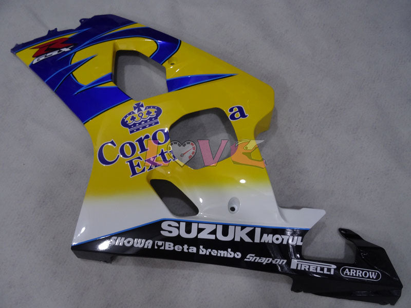 Corona MOTUL - Yellow Blue Fairings and Bodywork For 2004-2005 GSX-R600 #LF4095