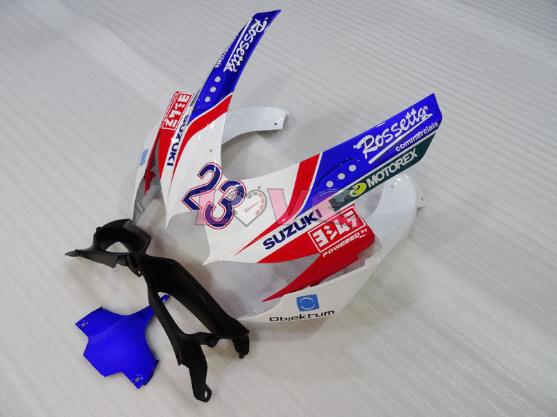 VIRU - Blue White Fairings and Bodywork For 2008-2010 GSX-R600 #LF3959