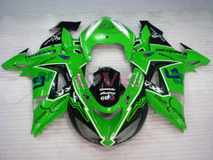 Factory Style - Green Black Fairings and Bodywork For 2006-2007 NINJA ZX-10R #LF6268