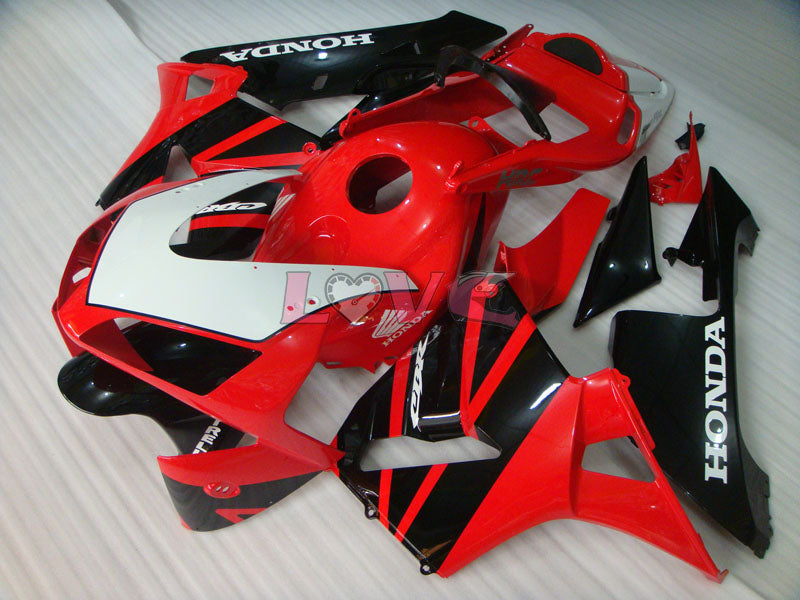 Factory Style - Red Black Fairings and Bodywork For 2003-2004 CBR600RR #LF4443
