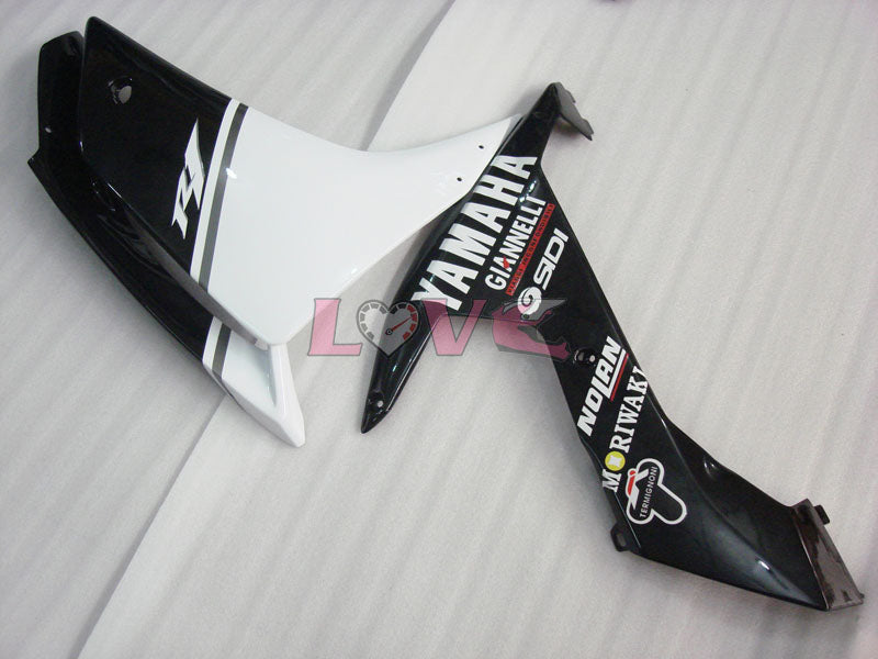 Moriwaki - White Black Fairings and Bodywork For 2007-2008 YZF-R1 #LF3675