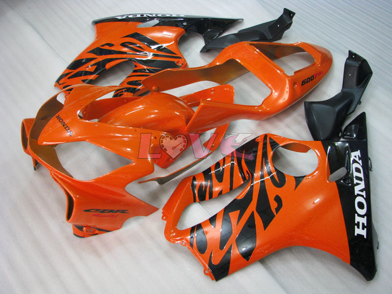 Factory Style - Orange Black Fairings and Bodywork For 2001-2003 CBR600F4i #LF7654