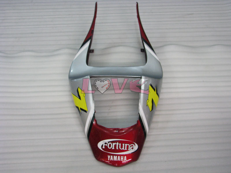 Fortuna - Red Silver Fairings and Bodywork For 2000-2001 YZF-R1 #LF3617