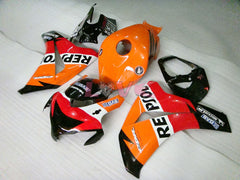 Repsol - Orange Black Fairings and Bodywork For 2008-2011 CBR1000RR #LF7107