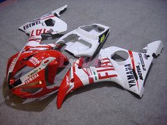 FIAT MOTUL - Red White Fairings and Bodywork For 2005 YZF-R6 #LF5279