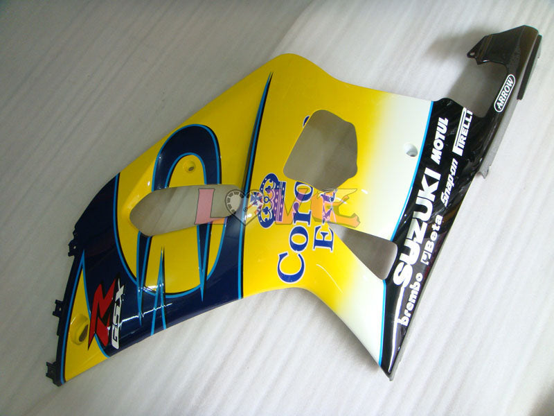 Corona MOTUL - Yellow Blue Fairings and Bodywork For 2001-2003 GSX-R600 #LF4245