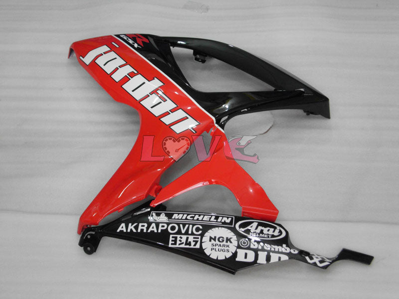 Jordan - Red Black Fairings and Bodywork For 2006-2007 GSX-R750 #LF6538