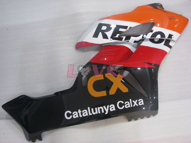Repsol CX - Orange Black Matte Fairings and Bodywork For 2004-2005 CBR1000RR #LF4406