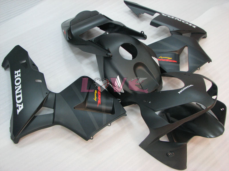 Factory Style - Black Matte Fairings and Bodywork For 2003-2004 CBR600RR #LF4452