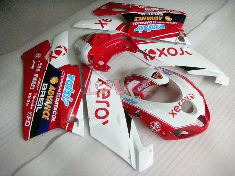 Xerox - Red White Fairings and Bodywork For 2005-2006 999 #LF5485