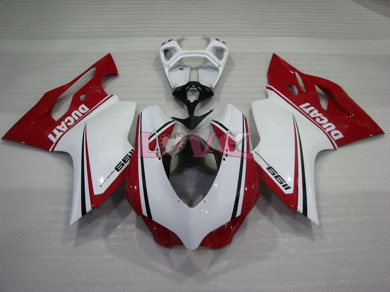 Factory Style - Red White Fairings and Bodywork For 2011-2014 1199 #LF3097