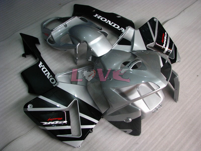 Factory Style - Black Silver Fairings and Bodywork For 2005-2006 CBR600RR #LF7521