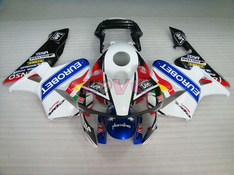 Lee - White Black Fairings and Bodywork For 2003-2004 CBR600RR #LF5385