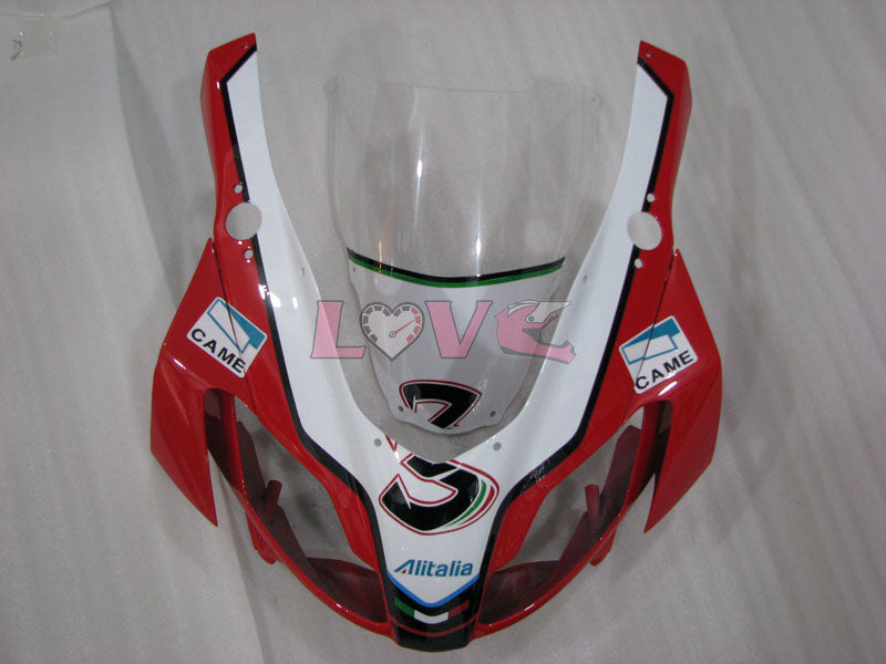 Factory Style - Red White Fairings and Bodywork For 2004-2009 RS125 #LF5465