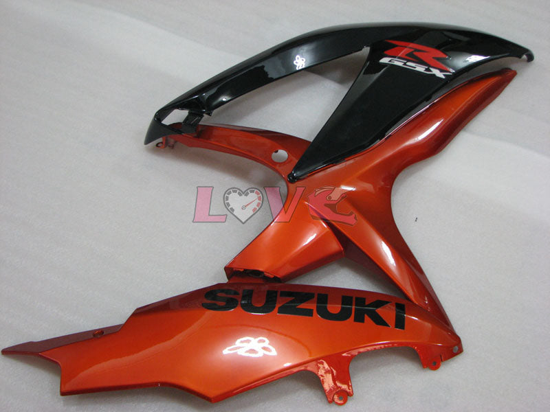 Factory Style - Orange Black Fairings and Bodywork For 2008-2010 GSX-R600 #LF3977
