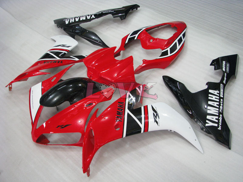 MOTUL - Red White Black Fairings and Bodywork For 2004-2006 YZF-R1 #LF3702