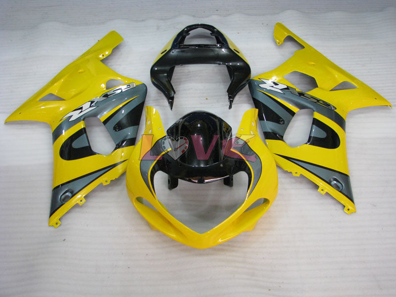 Factory Style - Yellow Black Fairings and Bodywork For 2001-2003 GSX-R600 #LF4265