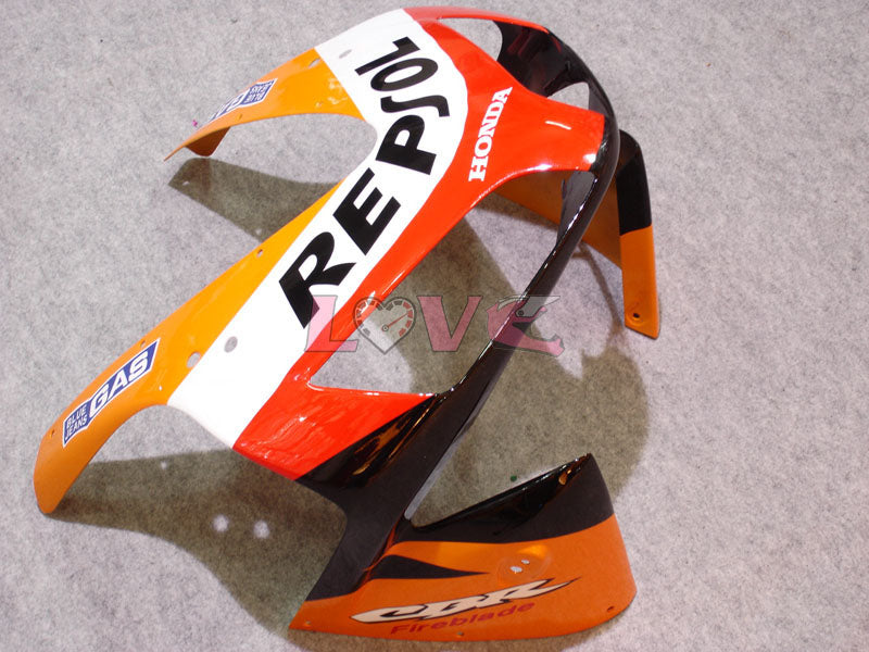 Repsol - Yellow Black Fairings and Bodywork For 2003-2004 CBR600RR #LF5339