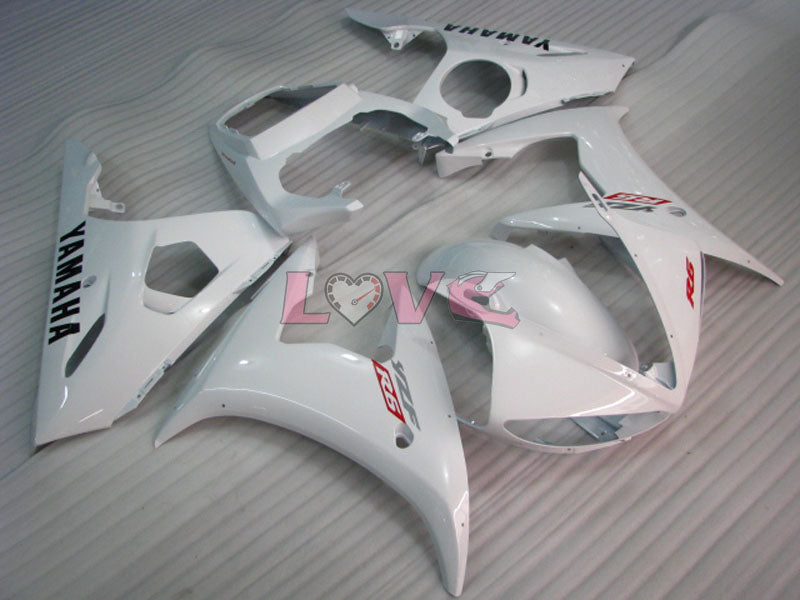 Factory Style - White Fairings and Bodywork For 2003-2004 YZF-R6 #LF3558